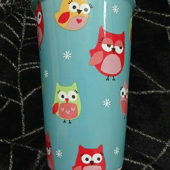 Cute Owl Print Cup - Picture 1 of 3